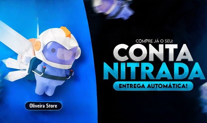 CONTAS NITRADA | 1 MÊS E 3 MESES | + TRIAL 14 DIAS ENTREGA AUTOMATICA