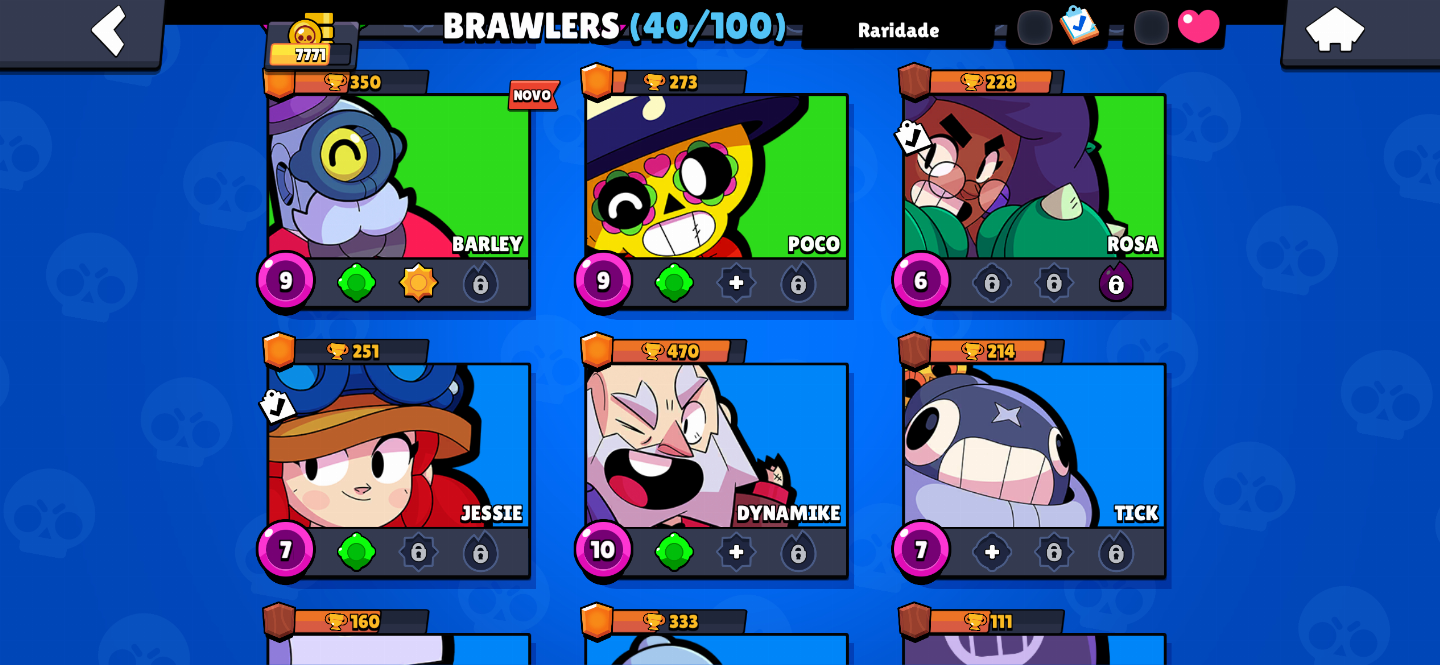 CONTA DE BRAWL PARA RAPIDINHO