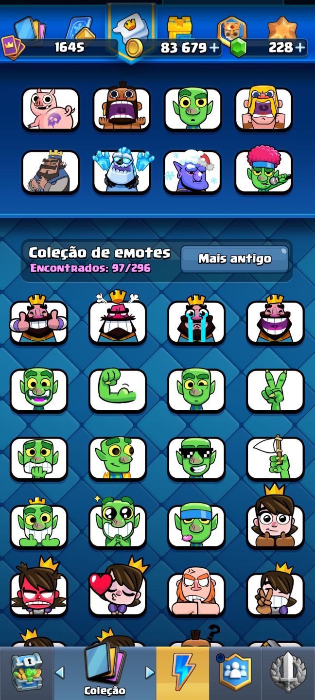 Conta Clash Royale Arena 28