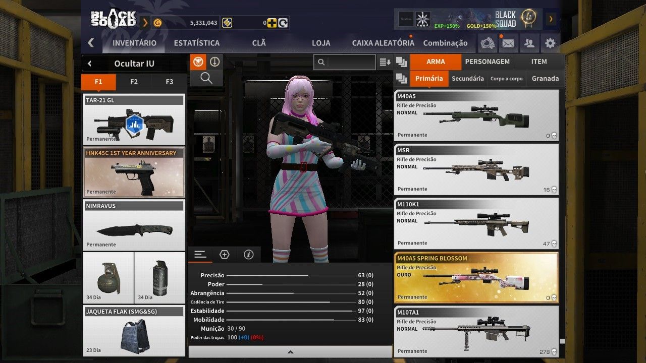 CONTA BLACK SQUAD - CONTA STEAM