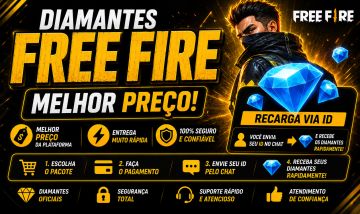 [MAIS VENDIDO] DIAMANTES FREE FIRE | MENOR PREÇO DO SITE ENTREGA RÁPIDA