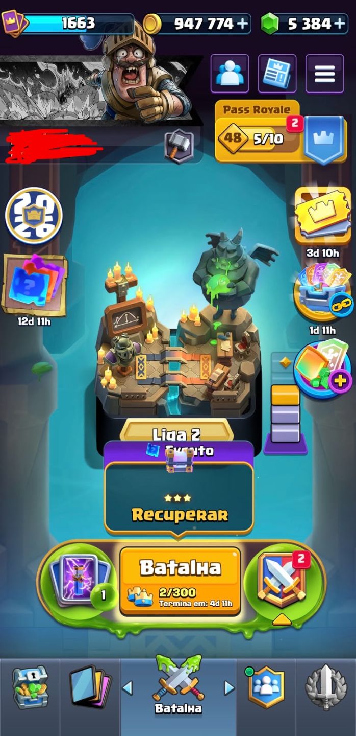Conta de Clash Royale Com Deck Double Prince FULL