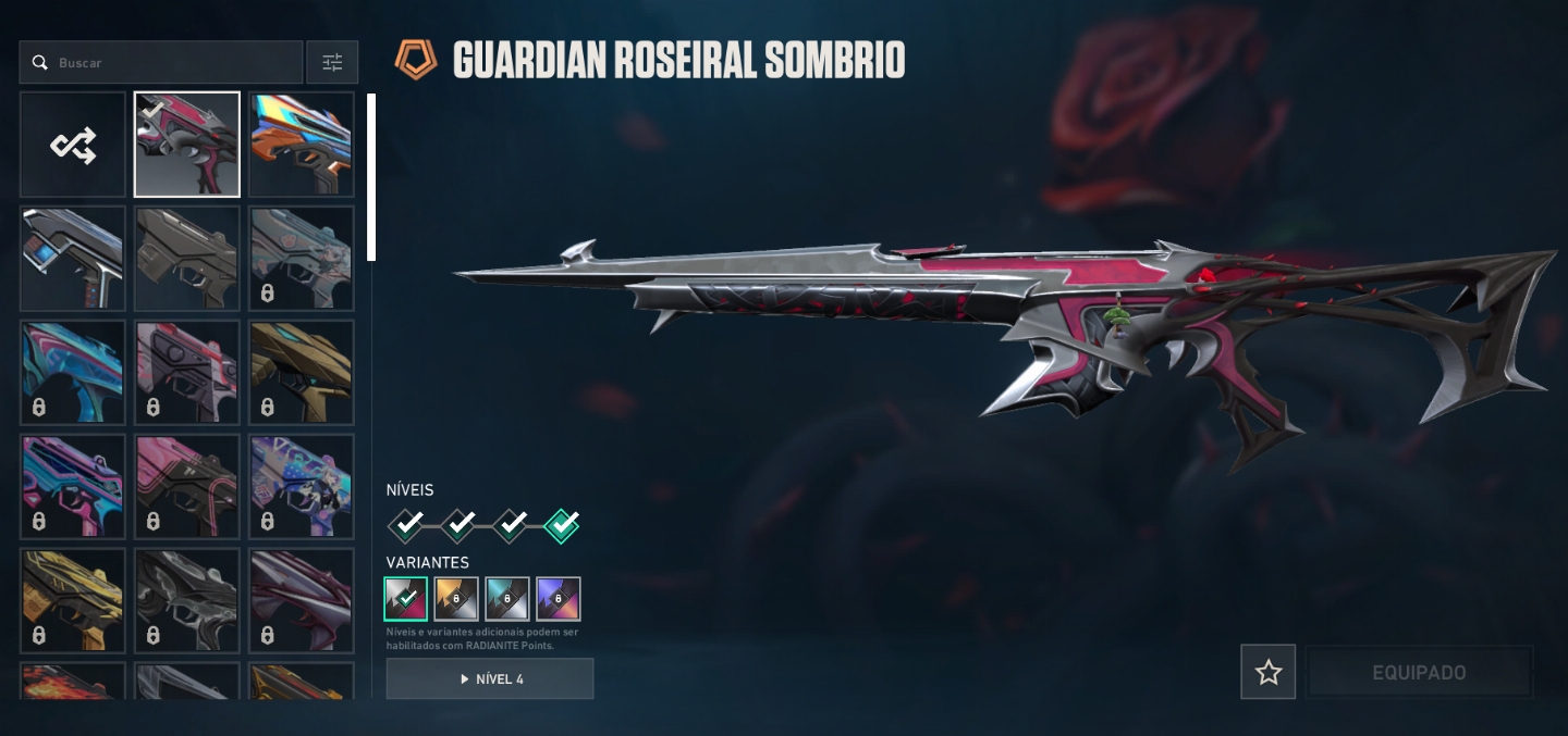 Conta Valorant Skins Kuronami 2.0 / Roseral Sombrio