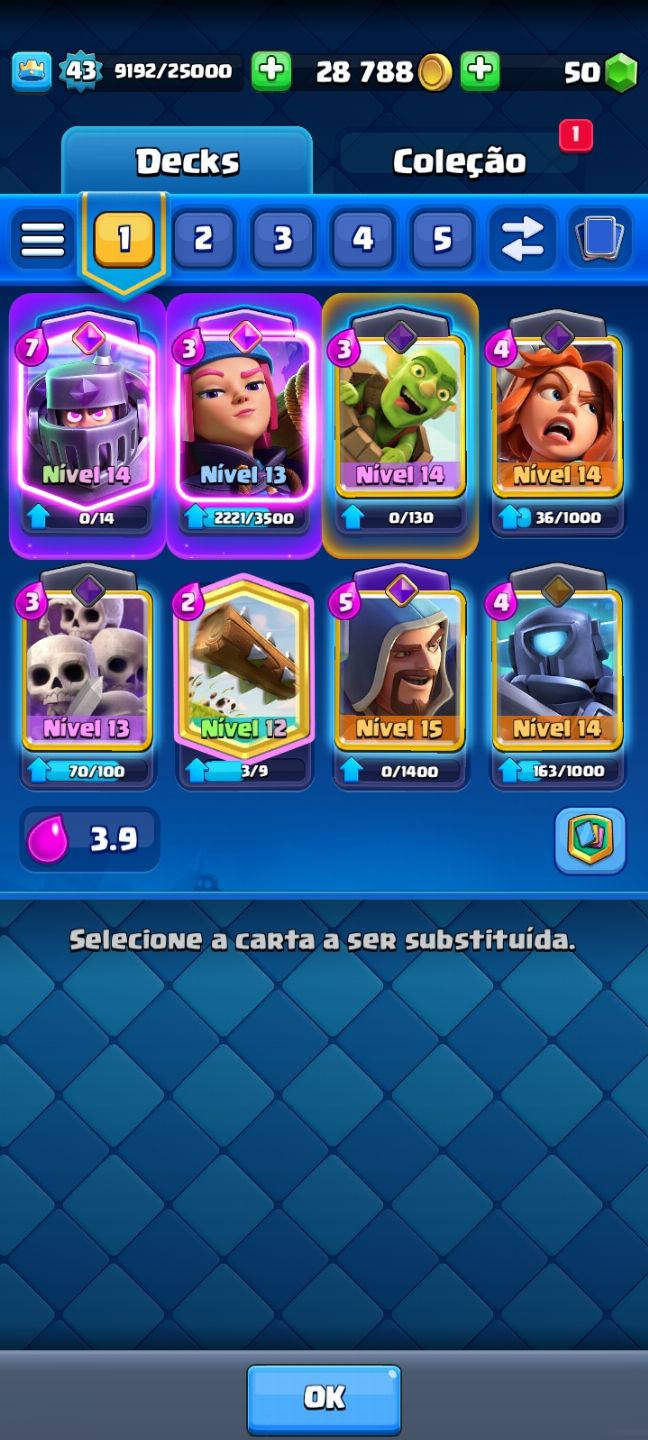CONTA DE CLASH 5 ANOS 9700 TROFÉUS