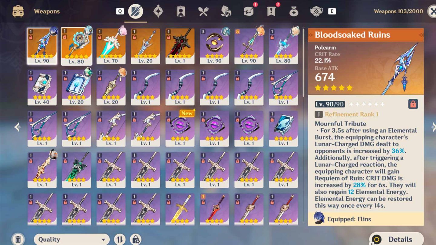 FLINS + INEFFA + VODYANISTA + ESCOFFIER + VESNA + NILOU | GARANTIDO | 2X ARMA