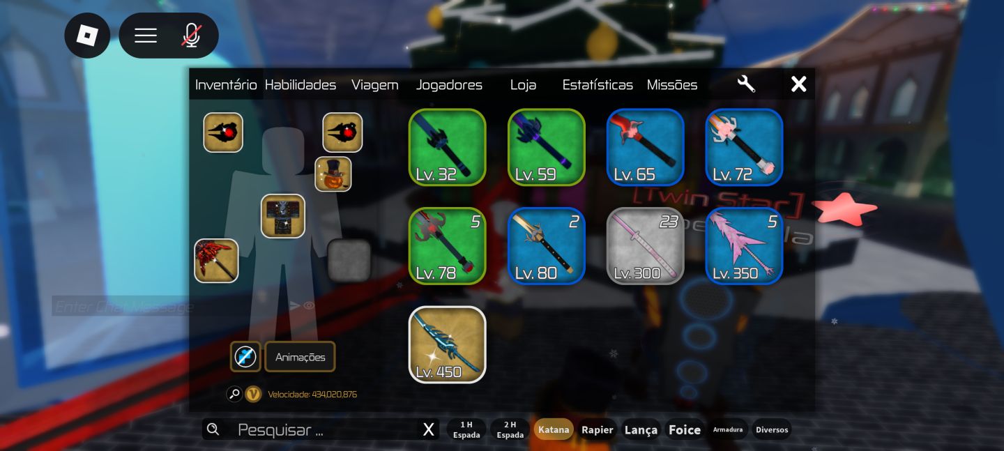 Conta roblox SWORDBURST 2