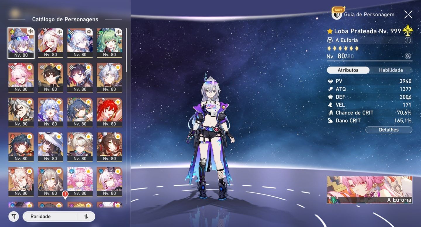 HSR Whale Nvl 70 | 53 Limitados T5 | Todos de Fate + Assinaturas |E-mail Próprio