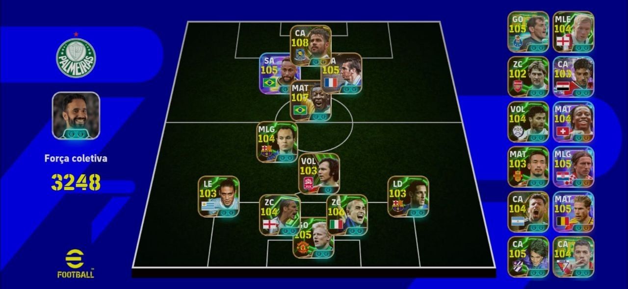 CONTA EFOOTBALL SEMI-FULL! NEYMAR BLITZ + PELÉ PRIME + CANTONA + DIEGO COSTA E++