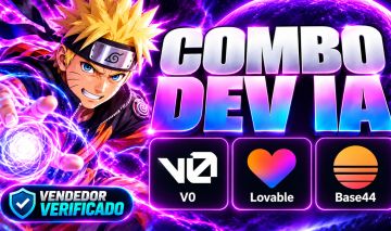 [MENOR PREÇO] Combo DEV IA | V0 + Lovable + Base44 | Entrega Rápida