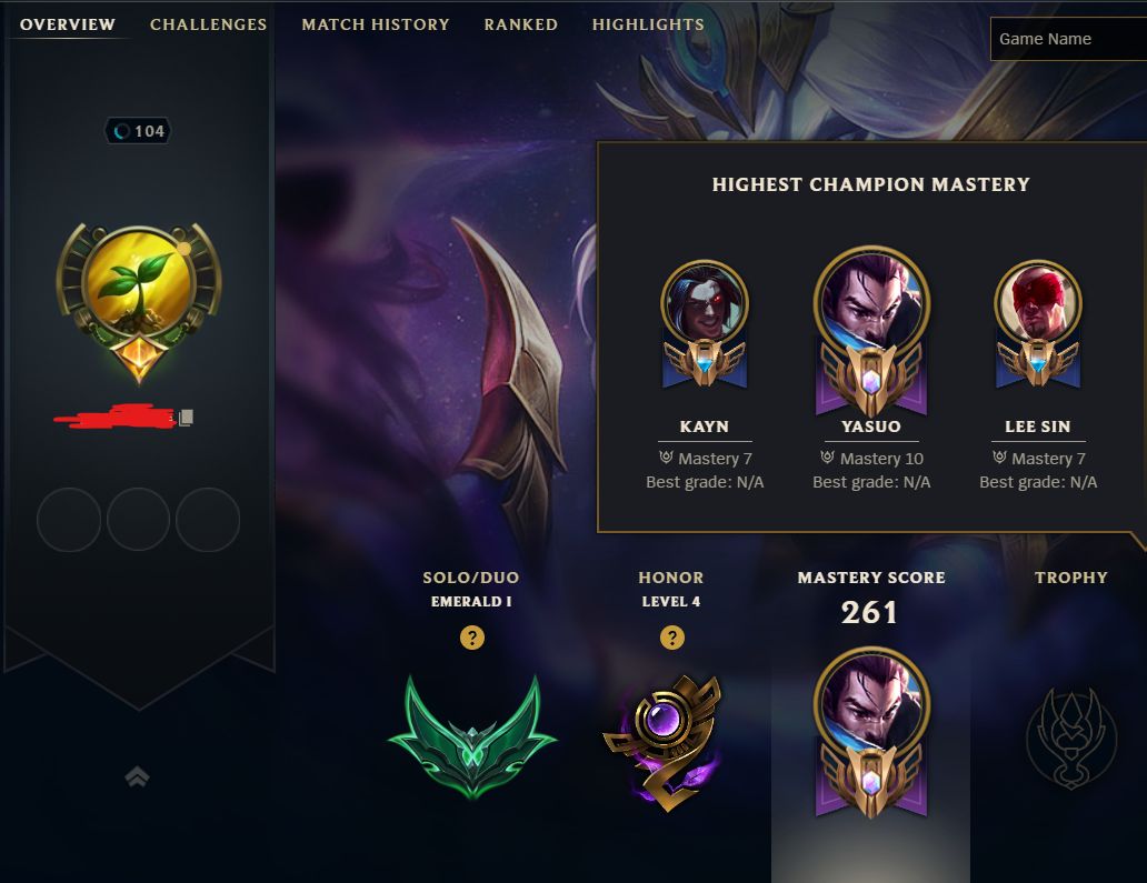 Conta Esmeralda 1 - 64 skins - 41 mil E.A - maestria com yasuo