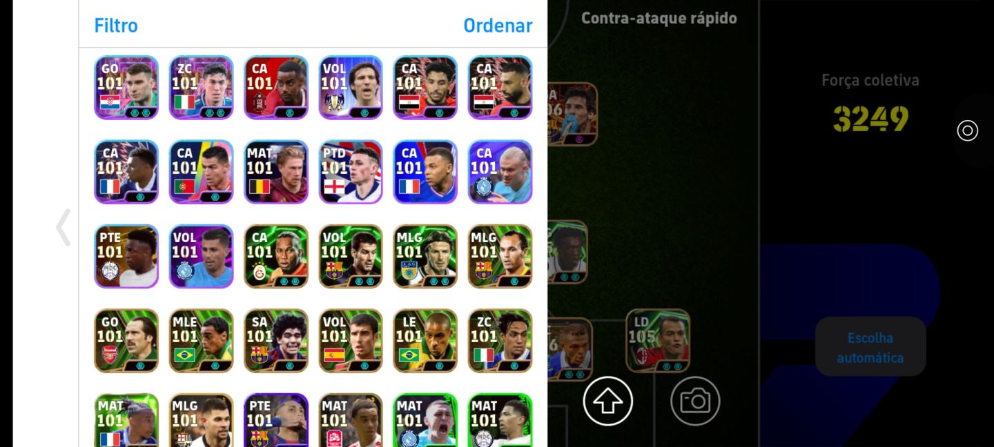 CONTA EFOOTBALL RARA! BAGGIO + SON BLITZ + HAZARD PRIME + MESSI CHUTEIRA E+++!