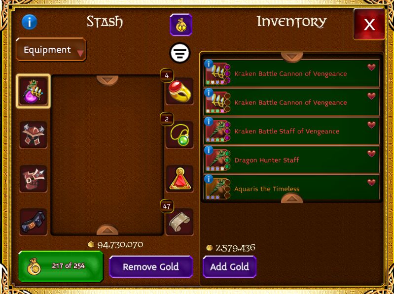 4M GOLD ARCANE LEGENDS