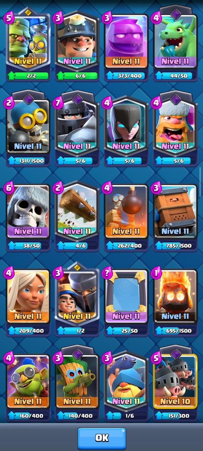 Conta de Clash Royale 11500+ Troféus