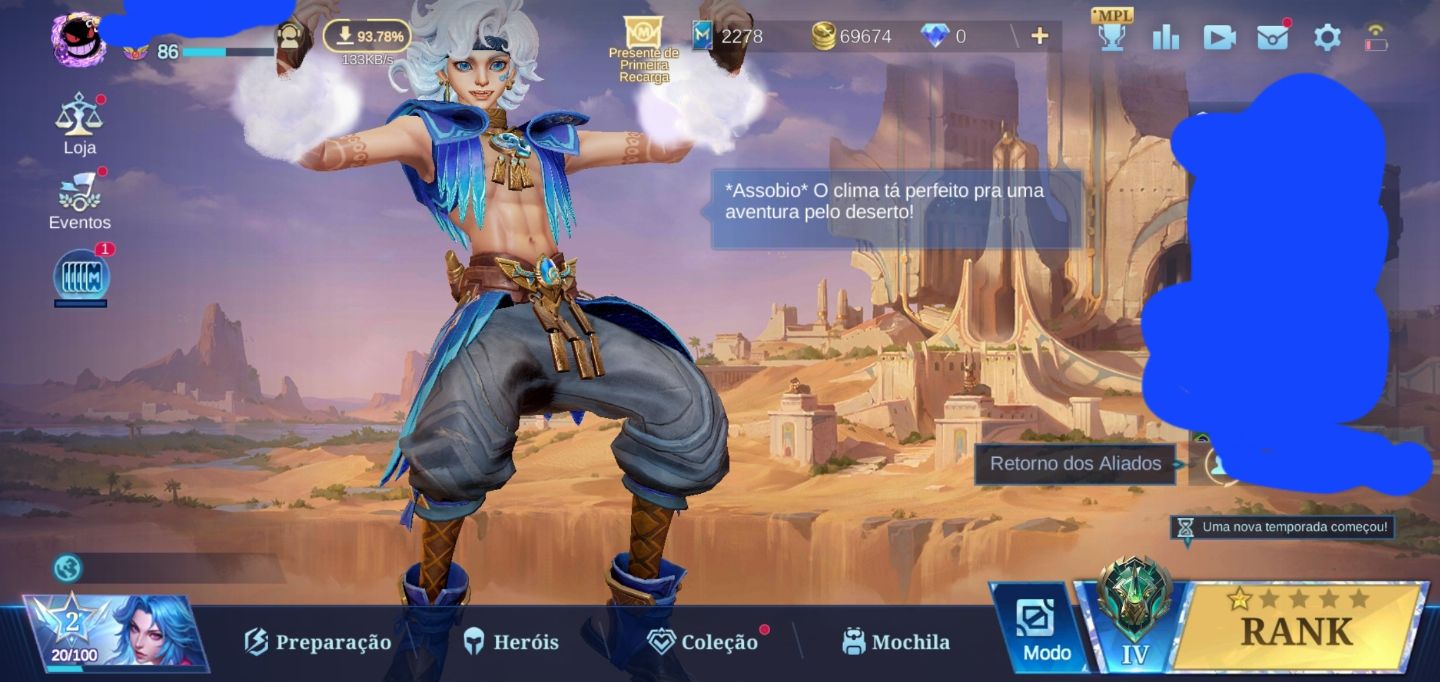 TODOS OS HERÓIS E VARIAS SKINS GASTO MAIS DE 1k real