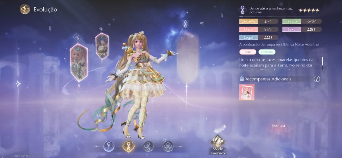 Conta Endgame - Infinity Nikki 16 sets completos + Looks Milagrosos + 4 inc.