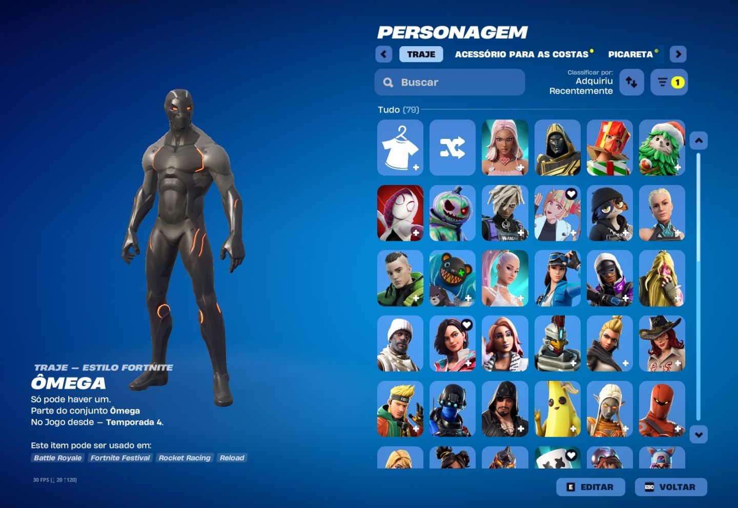 Conta Season 3 e 4 com Agente Corrupto e skin secreta muito rara!!!