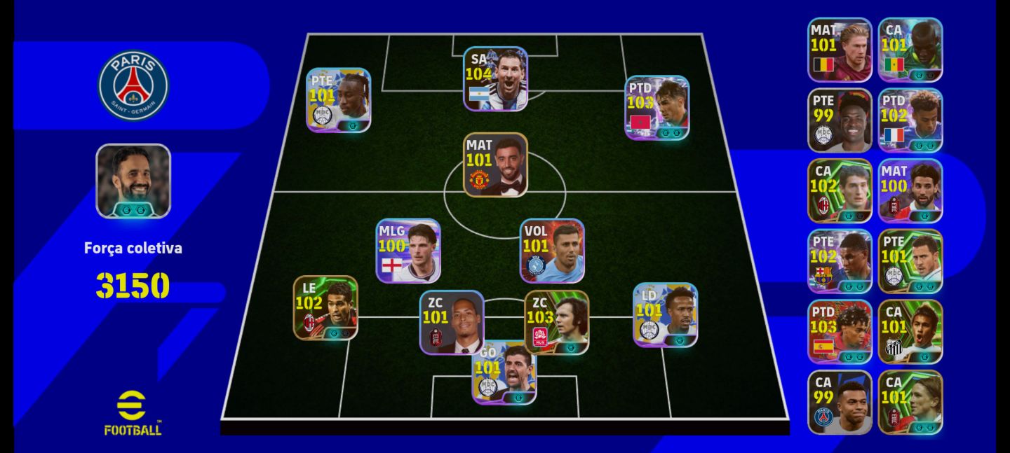 Conta de efootball antiga braba