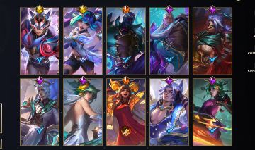 Conta Wild rift lv 180 main sett e kayn (skins raras e miticas)