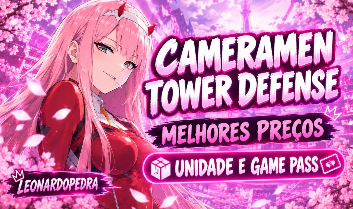 90% Off - Cameraman Tower Defense [Entrega Rápida] Unidades e Game Pass