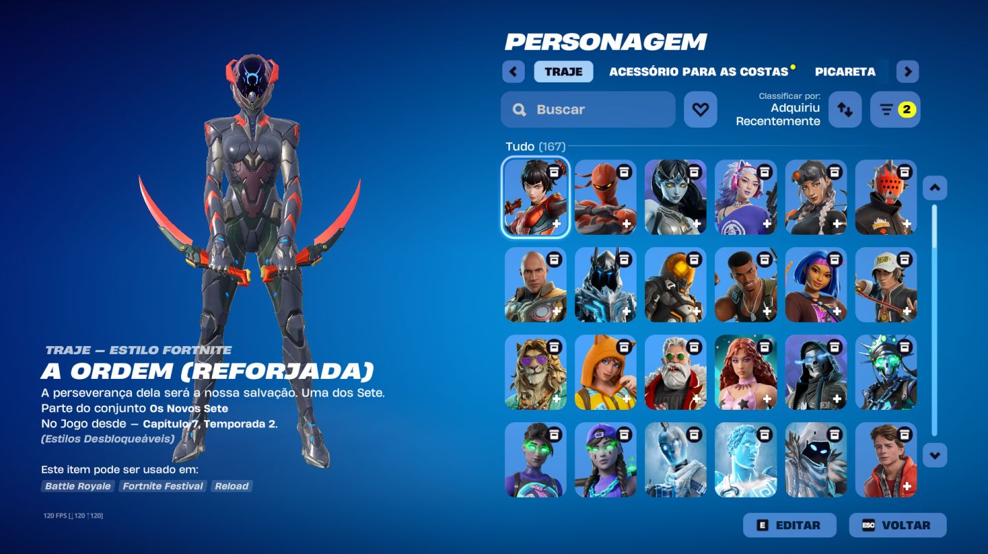 CONTA FORTNITE RARA COM TRAVIS SCOTT + SKINS TRYHARDS | SKINS EXCLUSIVAS!