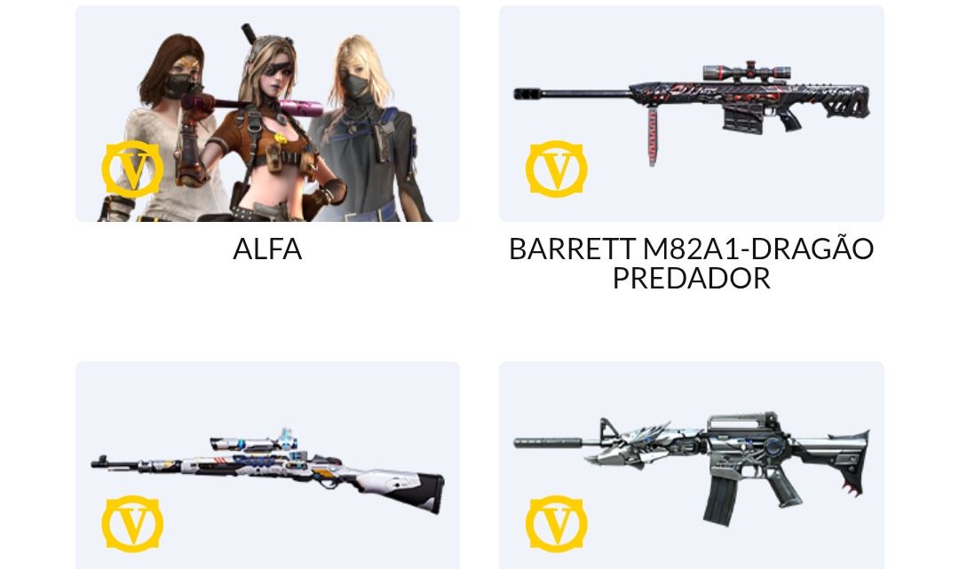 Conta CrossFire AL | Marechal Nível 1 | 460+ Itens | 25+ VIPs (Barretts, M4A1s,