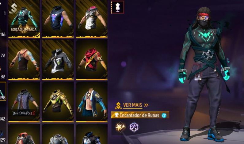 CONTA FREE FIRE GEMADA LVL 64