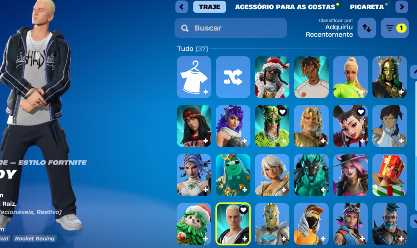 Conta de Fortnite + EPIC GAMES COM JOGOS(,Rocket league,FIFA 25 25)