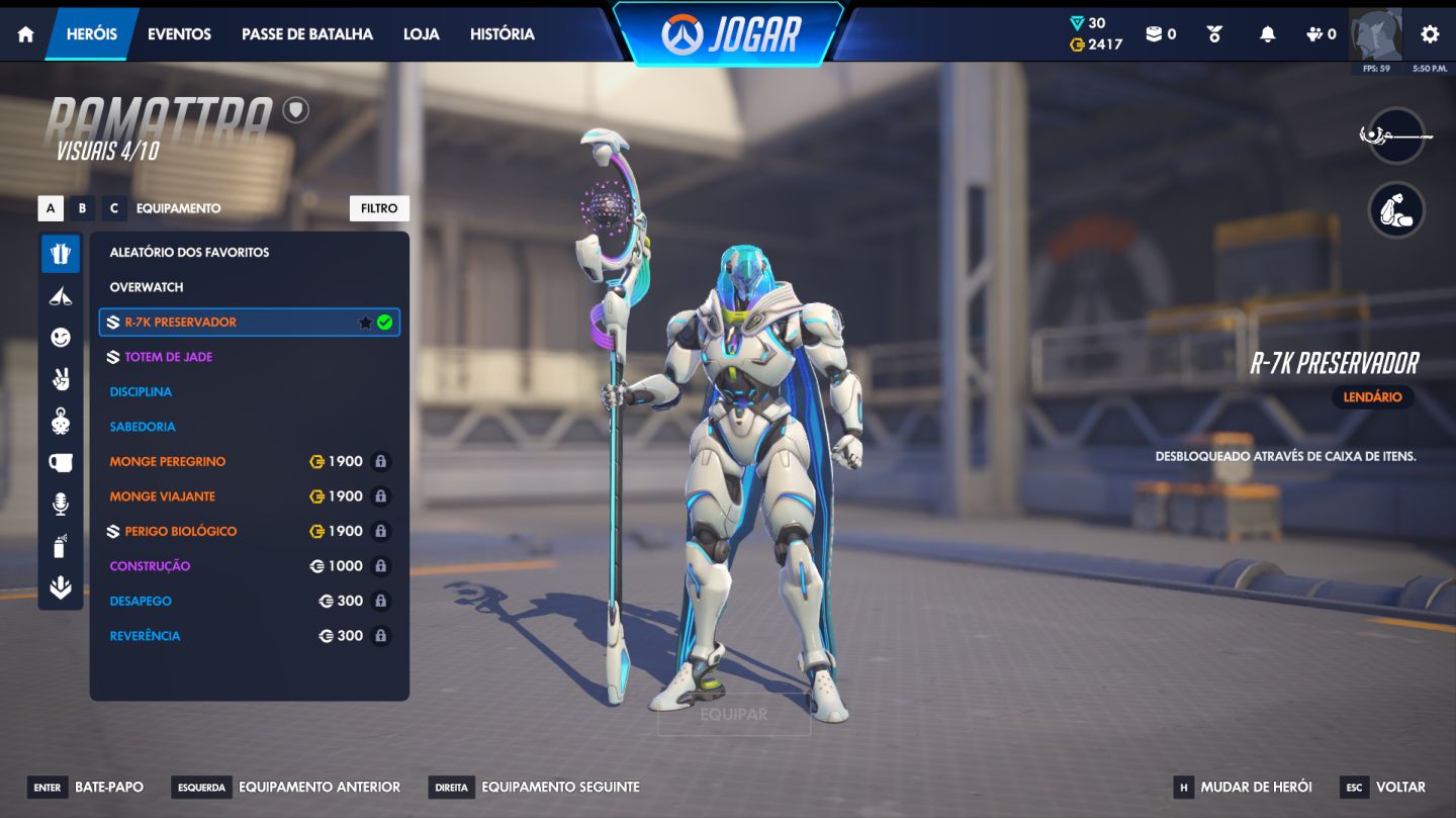 CONTA OVERWATCH BASTANTE SKINS DE LOJA, PREÇO PODE SE NEGOCIAR