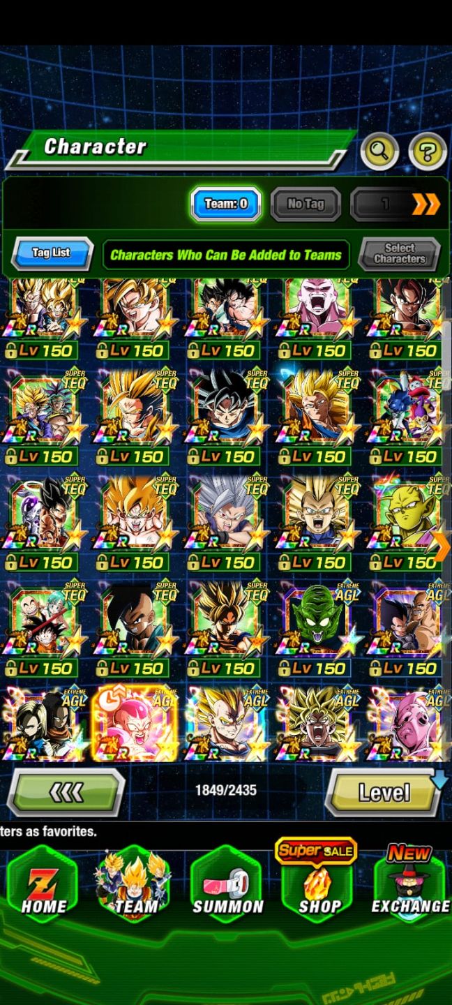 Conta Dokkan battle Avançada (GLOBAL)