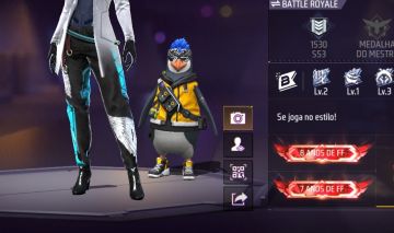 Conta free fire de 2018 full acesso,bastante coisa pra barato