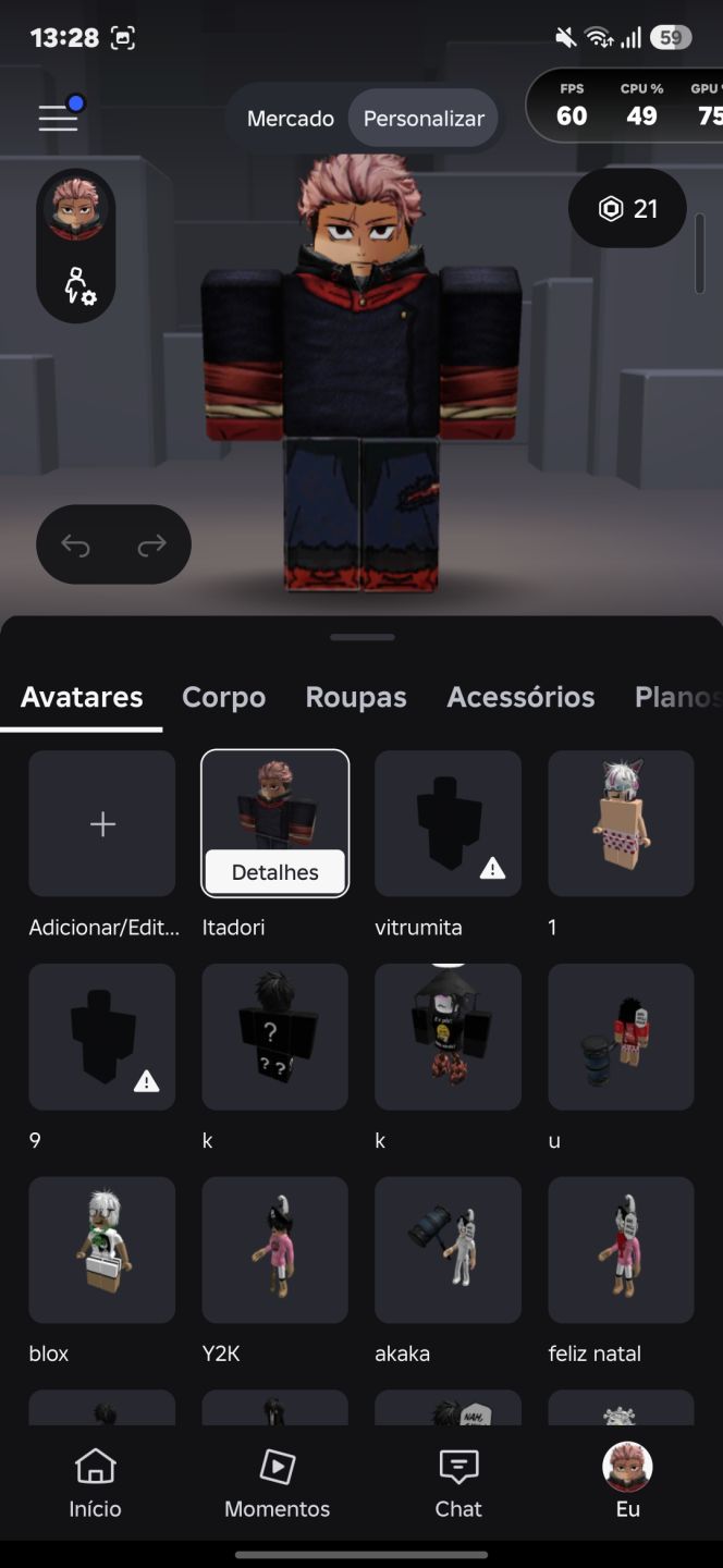 CONTA DE ROBLOX PRA SAIR LOGO ( LEIA DESCRIÇÃO! )