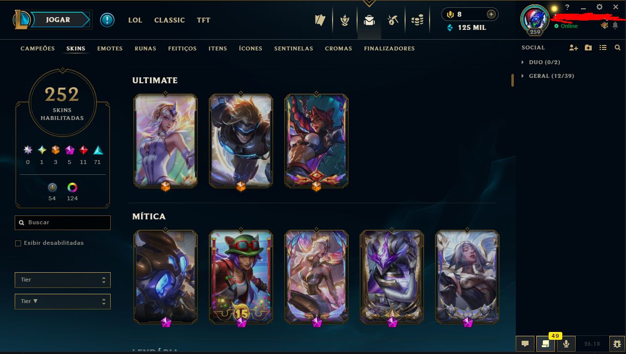 Conta Mono rammus com Rammus rei + Riven campeonato, Jinx fragmentada de arcane