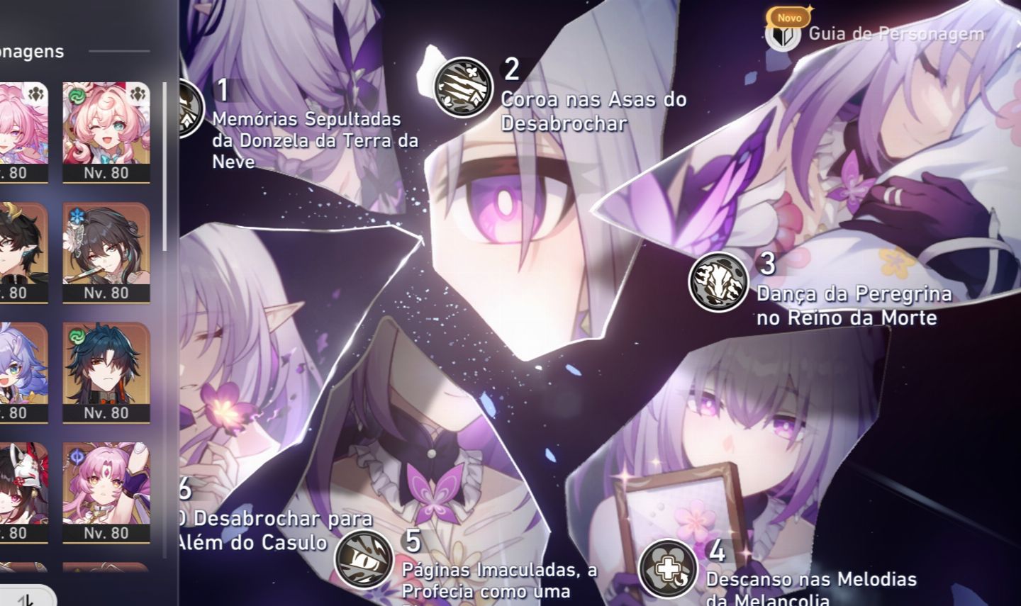 Castorice E6S1, Evernight E2S1, Loba 999 E1S1, Archer E1(26 itens limitados)
