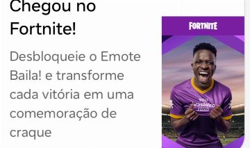 BAILA VINICIUS ! danca do vinicius junior FORTNITE