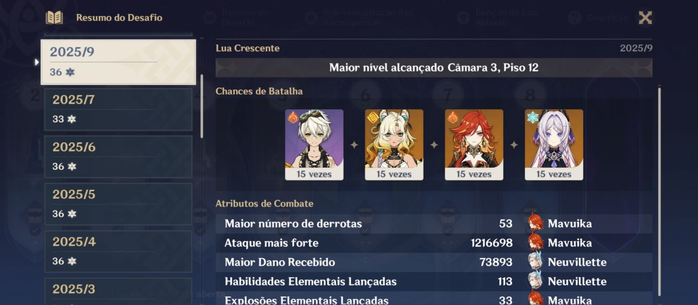 Conta Genshin Impact End Game 2025 (Valor Negociável)