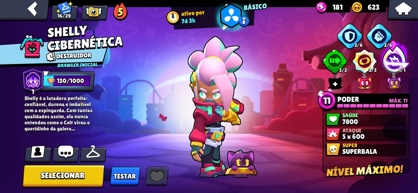 CONTA BRAWL STARS 24k troféus, várias skins ( lendárias, evento, miticas)