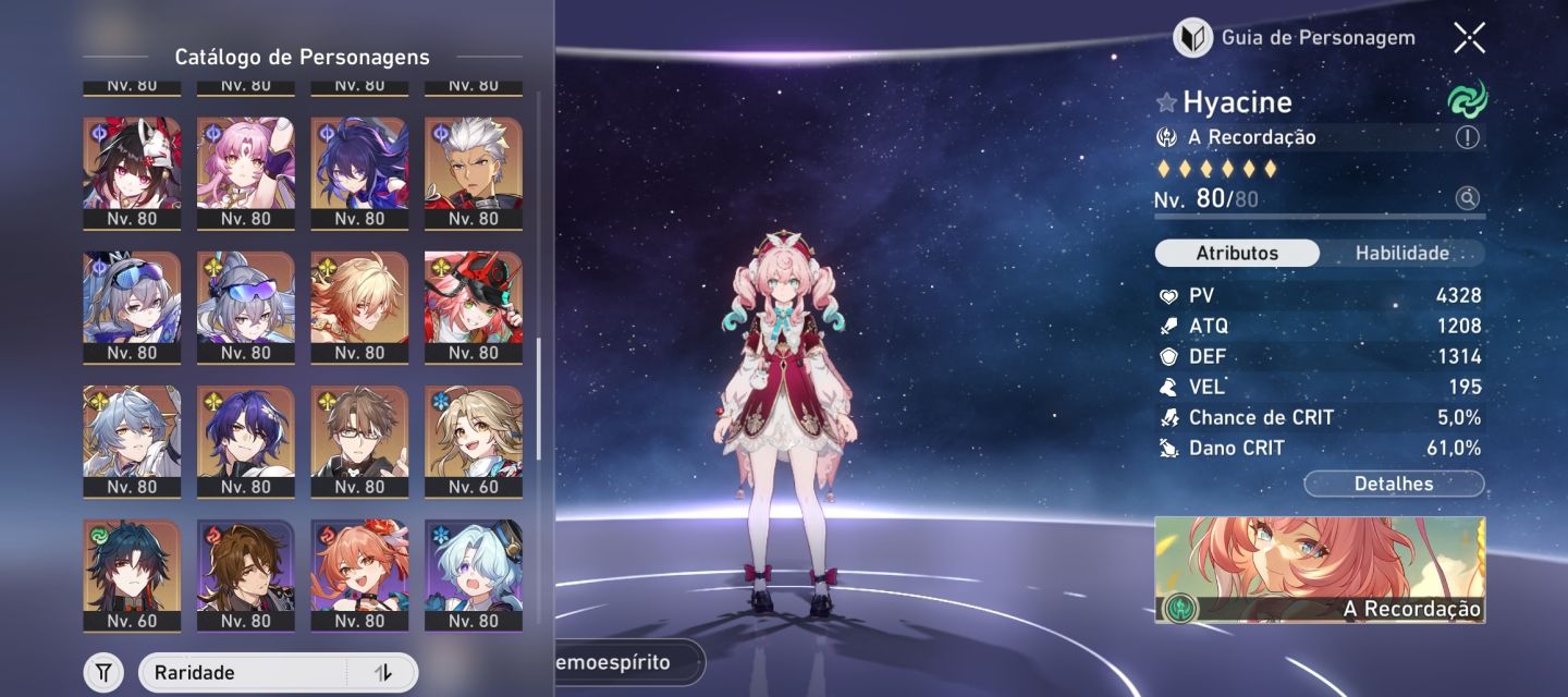 Conta endgame star rail/ server europa