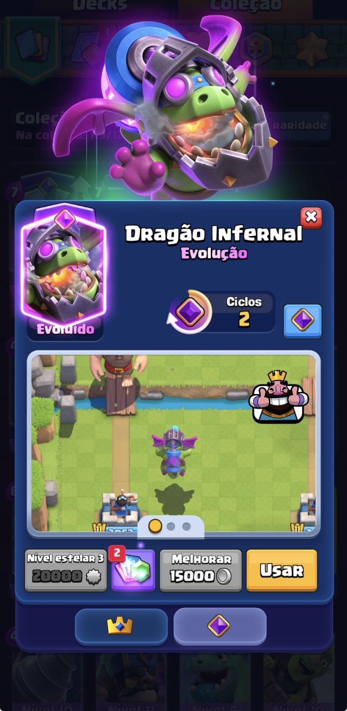 CONTA CLASH ROYALE 8K TROFEUS