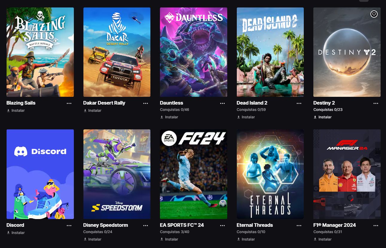 CONTA EPIC GAMES C/ MUITO JOGO - FORTNITE 14+ SKIN - FIFA24 - SPIDERMAN 2 - GTA5
