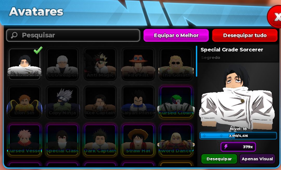Conta Anime Breaker Full GAME PASS F2P - ULTIMO RANK UPD 5.5