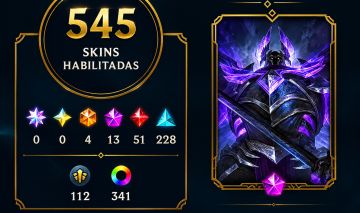 Conta LoL + Valorant | 545 skins
