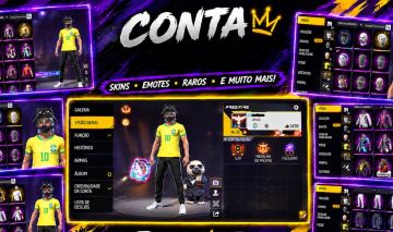 Conta Freefire (Passe do Sonho lapidado e muito mais)