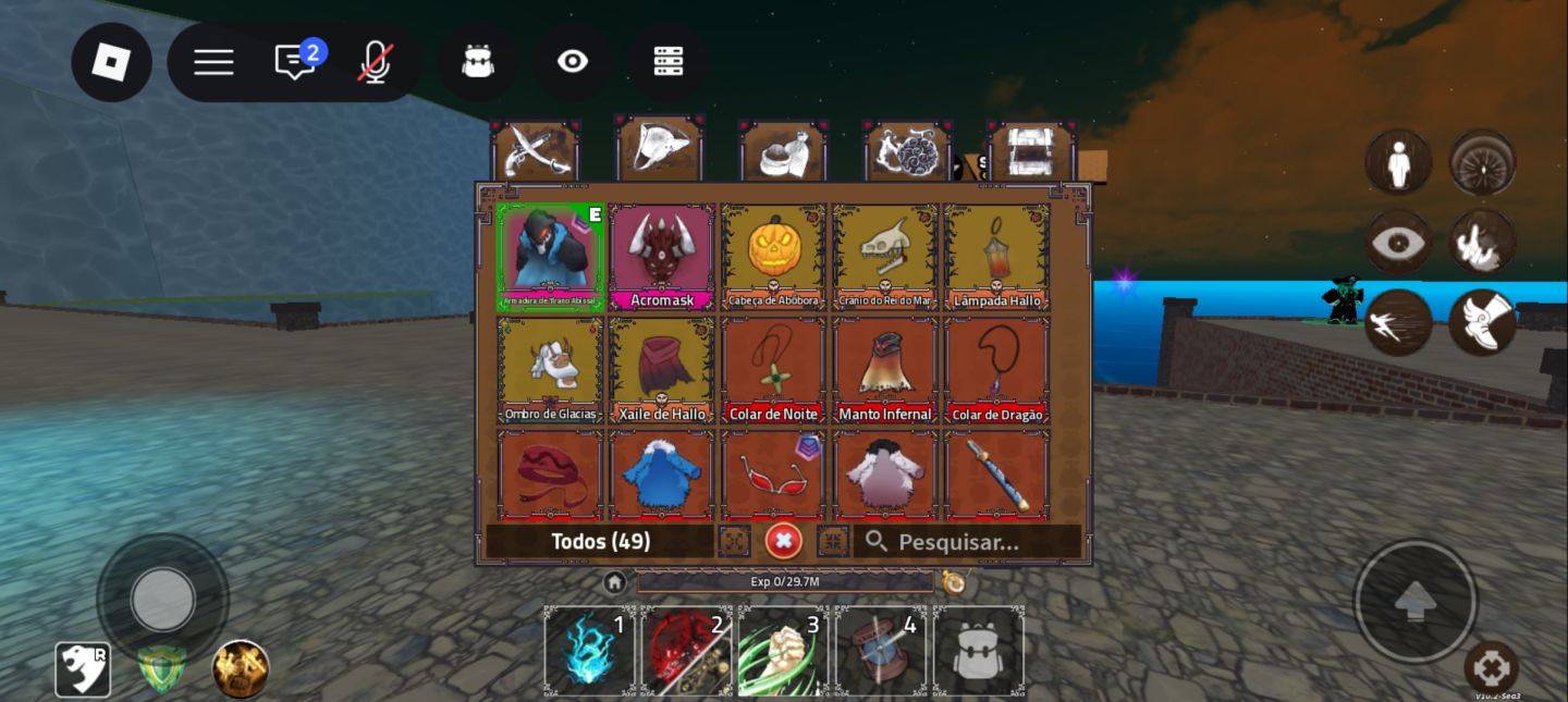 Conta de roblox focada em vários jogos