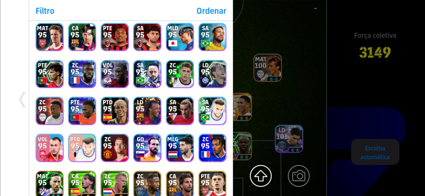 Conta efootball 2292 Lionel messi big time, 45 epics 3 big times 22 show times.