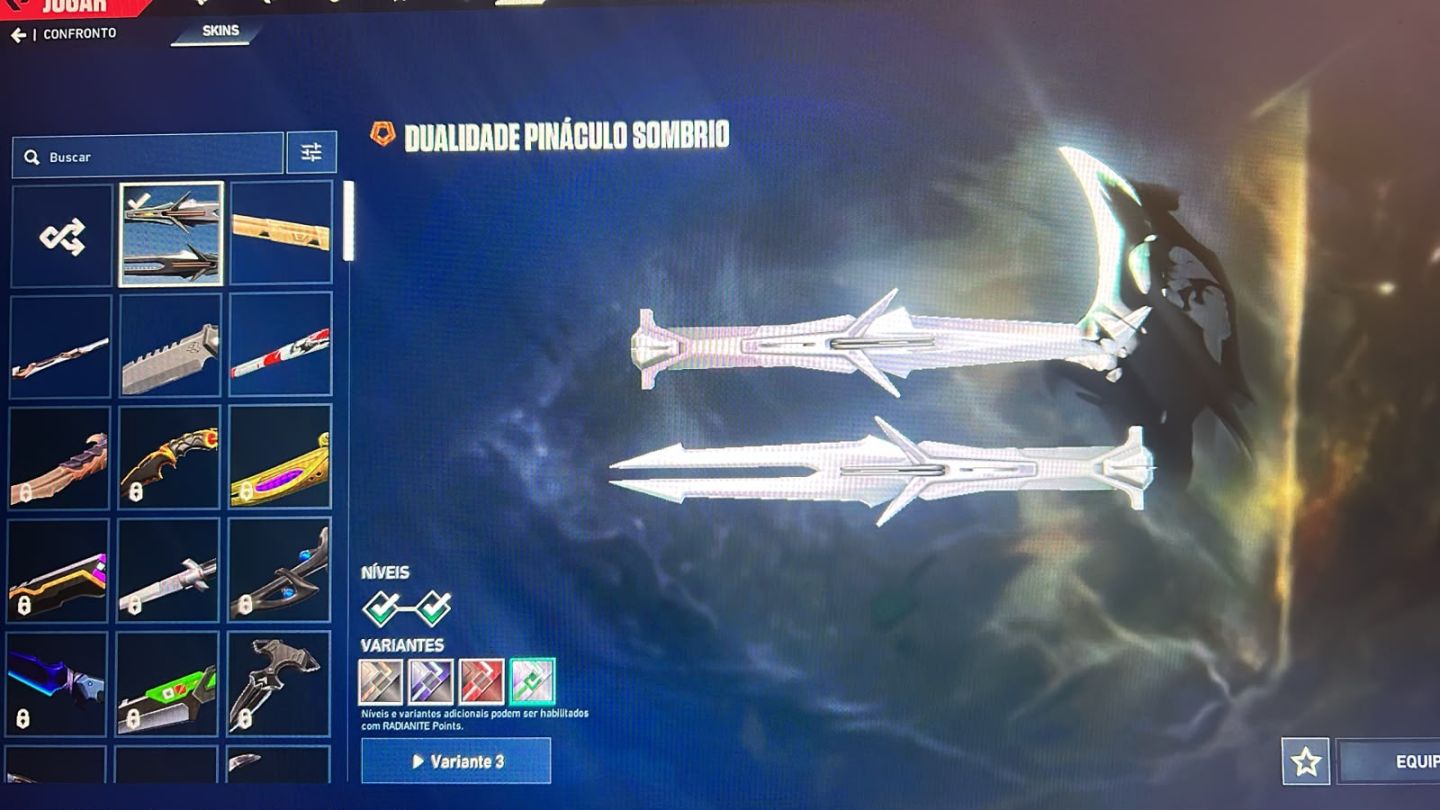 A MINHA CONTA DE VALORANT - SKINS BOAS