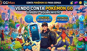 CONTA POKÉMON GO | COM 20 LENDÁRIOS LEVEL 57 E MAIS