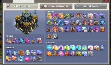 CONTA CLASH OF CLANS CV 17 + CLASH ROYALE