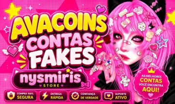 (PROMO)Avakin Life - 20 a 100 mil Avacoins (Contas Fakes)