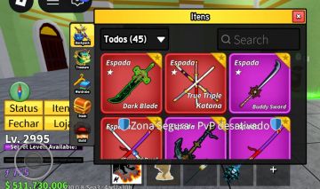 CONTA GOD Blox Fruits | DRAGON/BUDDHA PERM + Dark Blade Slayer + SKINS RARAS