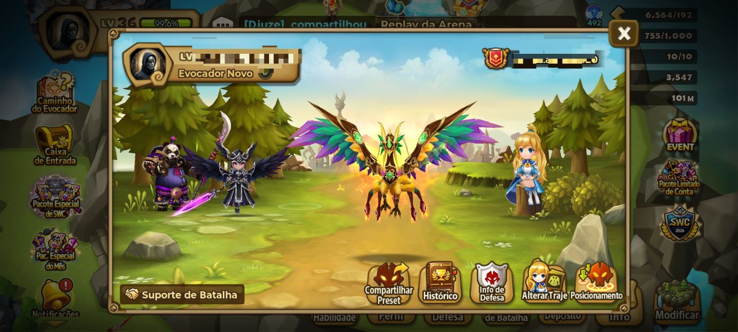Conta START Summoners War à Venda | 2 LD 5 + Mi Ying e Trinity!